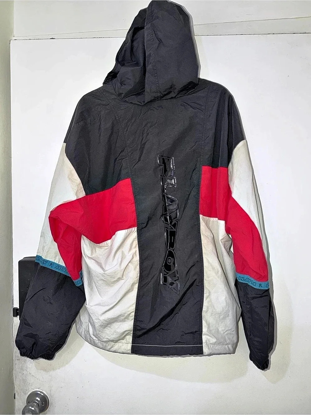 Playboy by PacSun Color Block Windbreaker Size Medium